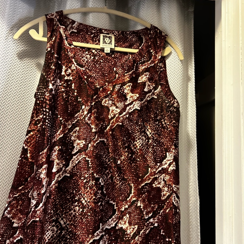 Snake Print Sleeveless Top